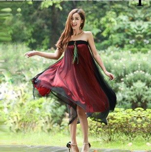 8605#實拍2013年波西米亞 甜美 蓬蓬裙 超大擺長裙 半身裙 兩穿款批發・進口・工廠・代買・代購