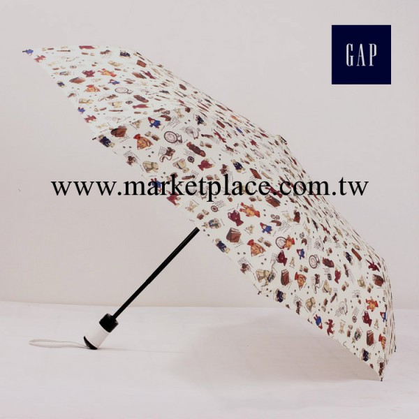 外貿正品包郵GAP小熊傘晴雨傘遮陽傘折疊傘創意傘女傘防曬太陽傘工廠,批發,進口,代購