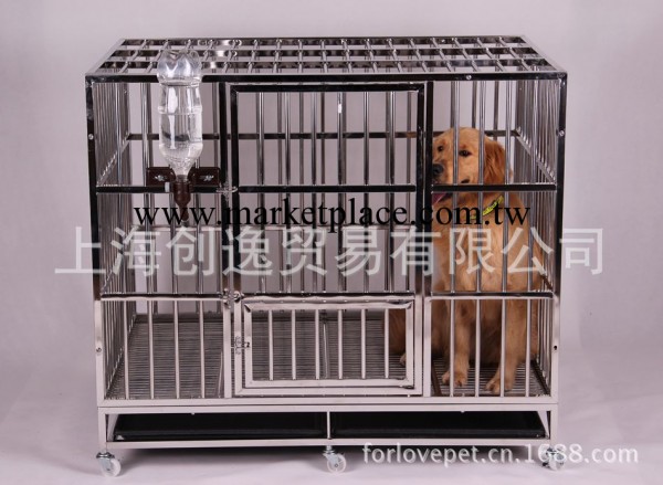 加高加厚不銹鋼寵物籠/狗籠子/籠子工廠,批發,進口,代購