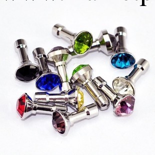 HTC 三星 手機殼  iphone4s水鉆 小米等3.5mm耳機口新款防塵塞工廠,批發,進口,代購