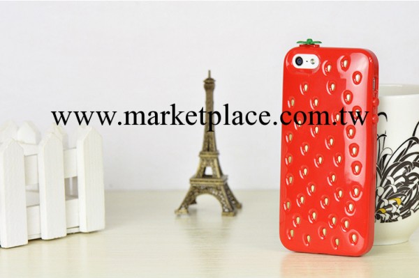 iPhone4,4S 5手機殼 草莓手機套蘋果4,4S 5超炫手機外殼~~~~~~~!工廠,批發,進口,代購