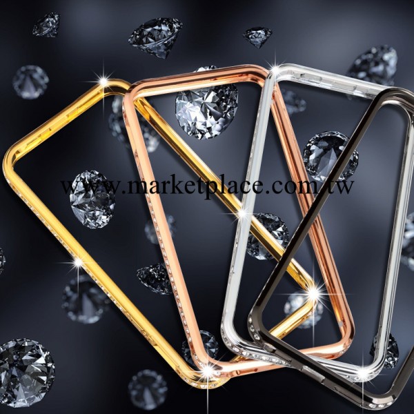 iphone5水鉆邊框 蘋果4/5S金屬邊框 鑲鉆手機殼 鉆石邊框 鉆殼工廠,批發,進口,代購