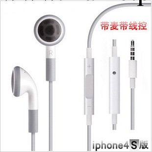 全測版本 蘋果耳機線控耳機 藍版 ipad iphone4s耳機 帶麥 帶調音工廠,批發,進口,代購