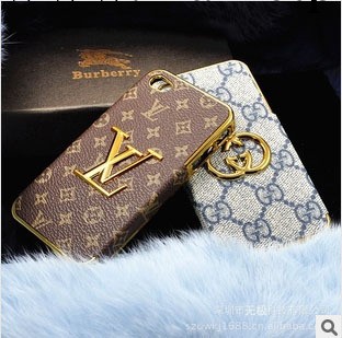 蘋果5手機殼 iphone4s手機保護套 iphone4古奇 LV格子 貼皮手機殼工廠,批發,進口,代購