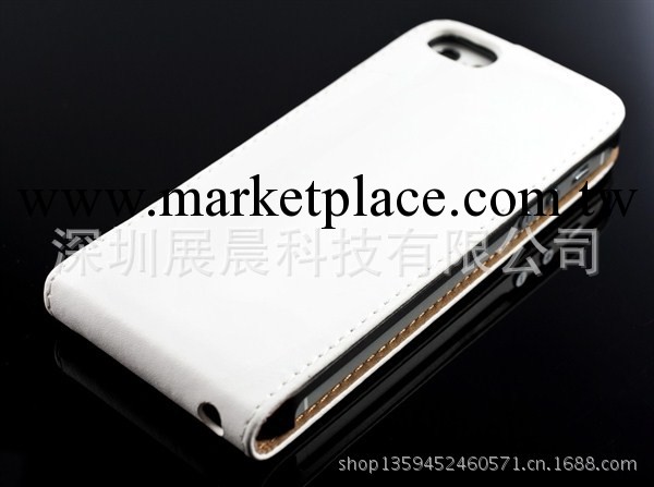 蘋果IPHONE 5G真皮手機皮套 5S上下翻蓋平紋二層皮保護外殼廠批發工廠,批發,進口,代購