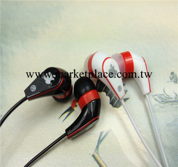 MP3耳機批發 入耳式蘋果水晶線耳機 iphone耳機 ipad 4G 3GS工廠,批發,進口,代購