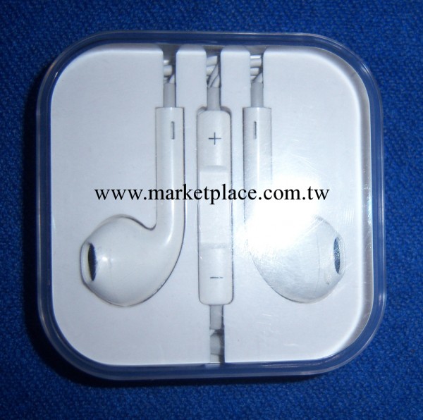 iPhone5耳機 水晶盒包裝i5耳機 高品質蘋果耳機  廠傢直銷耳機工廠,批發,進口,代購