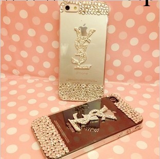 獨傢聖羅蘭iphone 5s手機殼iphone 4s手機殼 蘋果5手機殼鉆殼外殼工廠,批發,進口,代購