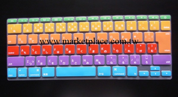 歐款蘋果鍵盤保膜 日款版 macbook macbook pro/air  彩虹 KITTY工廠,批發,進口,代購