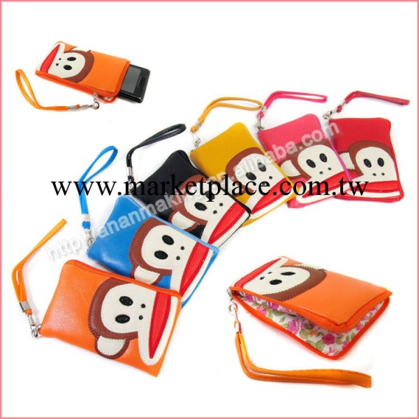 7字卡通大嘴猴等優質皮質皮革蘋果iPhone手機袋 手機包工廠,批發,進口,代購