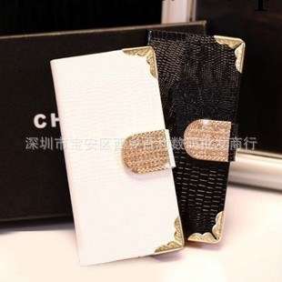 奢華閃鉆 蜥蜴紋PU保護殼iphone4s皮套 蘋果5s手機殼保護套工廠,批發,進口,代購
