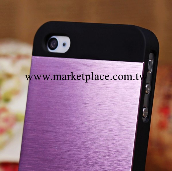 爆款iphone4/4S手機殼鋼化金屬拉絲外殼 蘋果4代保護套/殼工廠,批發,進口,代購