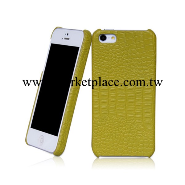 Borofone iphone5鱷魚紋真保護殼 蘋果5G真皮後殼 iPhone5 皮殼工廠,批發,進口,代購