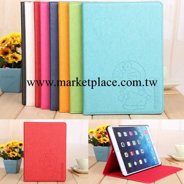 蘋果iPadair保護套新款哆啦A夢保護殼iPad4卡通休眠皮套 支持混批工廠,批發,進口,代購