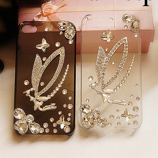 iphone4s手機殼 水鉆 愛瘋4手機殼 蘋果4手機套 新款外殼 女工廠,批發,進口,代購