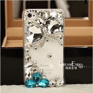 4s帶鉆手機殼 蘋果5手機殼最新款 iPhone4手機殼閃 高端奢華外殼工廠,批發,進口,代購