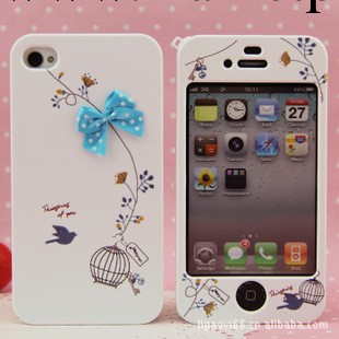 iphone4雙面手機殼 卡通保護套iphone4 4S手機殼 蘋果4s雙面外殼工廠,批發,進口,代購