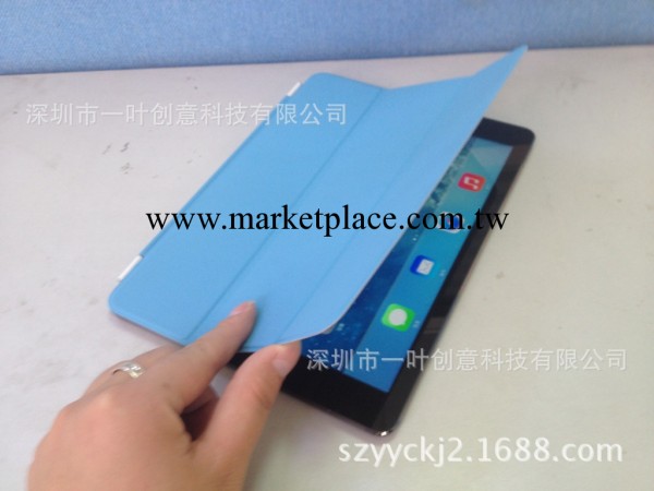 廠傢直銷ipad5智能休眠保護皮套 ipad AIR 官方版 五金條3折對吸工廠,批發,進口,代購