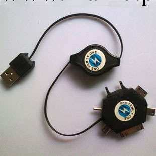一拖六多功能伸縮充電線 數據線拉伸 編劇蘋果充電器，方便！工廠,批發,進口,代購