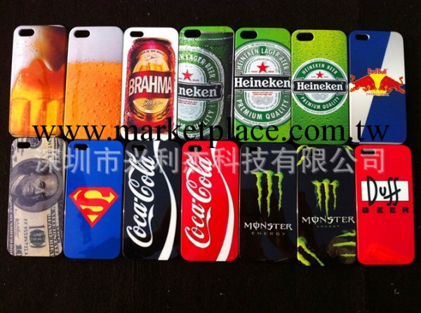 蘋果iphone5手機保護殼 可口可樂/啤酒瓶/美元保護套復古外殼工廠,批發,進口,代購