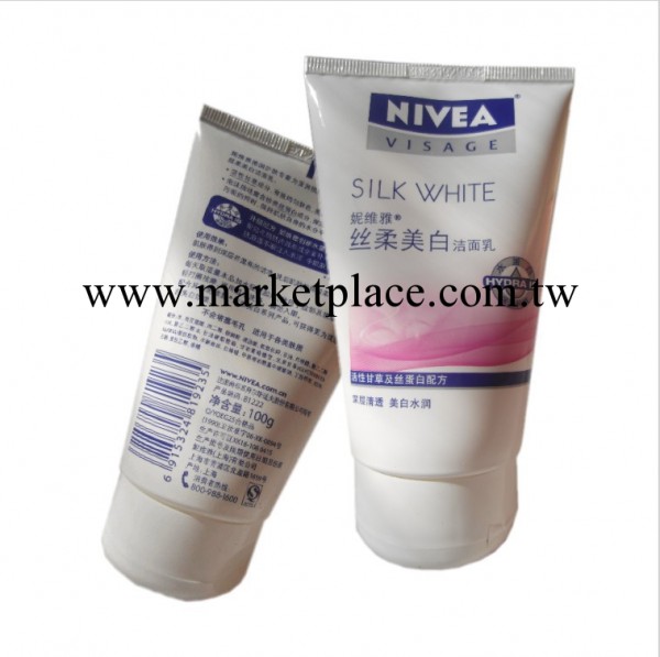 正品NIVEA妮維雅絲柔美白潔面乳/保濕洗面奶100g   護膚81222批發工廠,批發,進口,代購