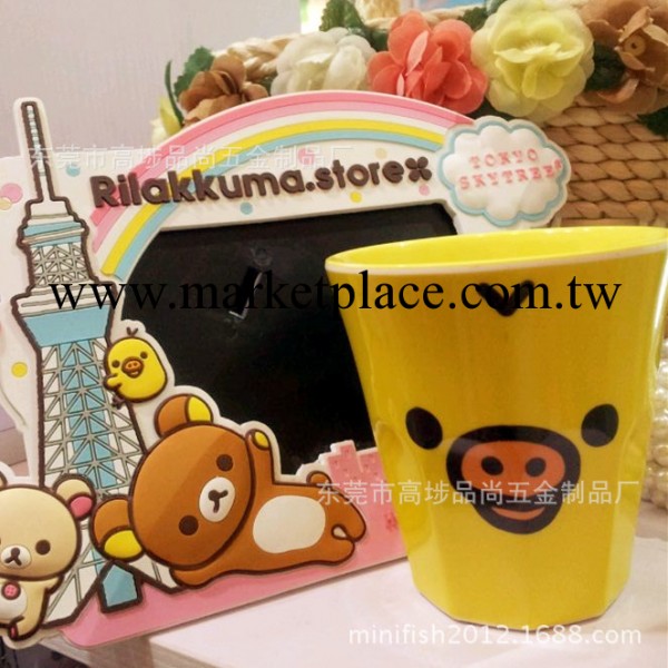 【現貨】外貿尾貨水杯 Rilakkuma 輕松熊 小黃雞 杯子 果汁杯工廠,批發,進口,代購