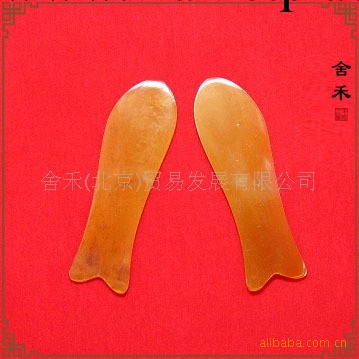 牛角面部美容刮痧板工廠,批發,進口,代購