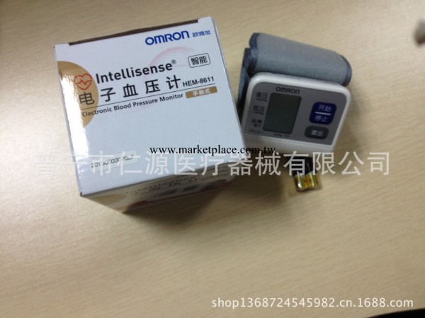 經銷歐姆龍電子血壓計HEM-8611手腕血壓計電子血壓計全國聯保正品工廠,批發,進口,代購