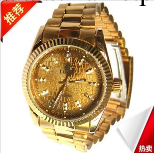 路易士手錶，情侶裝合金材質，精致鉆點表盤，促銷禮品，手錶工廠,批發,進口,代購