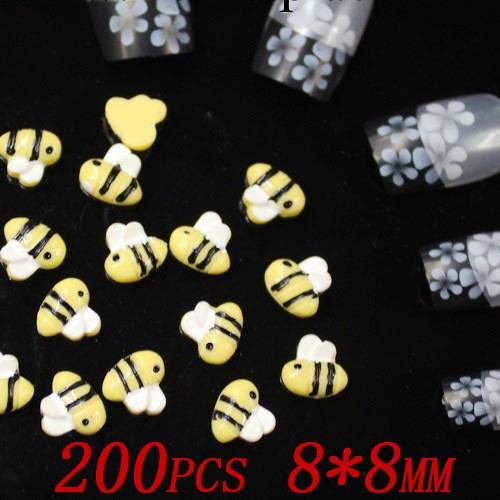 新款 8*8mm  小黃蜂 200顆 美甲飾品鉆 指甲美容 指甲貼工廠,批發,進口,代購