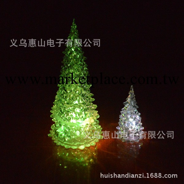 大號LED七彩閃光水晶聖誕樹 聖誕節節慶、晚會裝飾 聖誕節禮品工廠,批發,進口,代購
