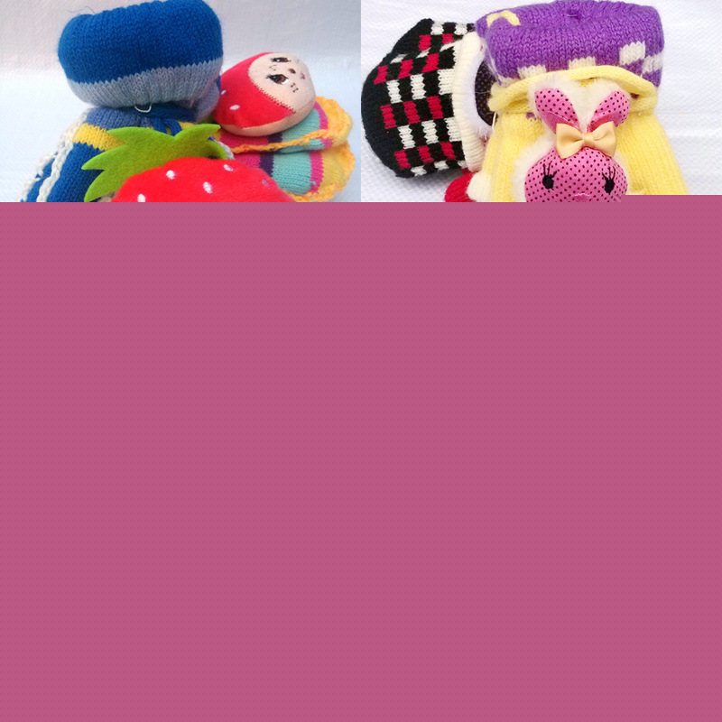 秋冬款韓版公主系列花朵寶寶掛脖手套加絨加厚保暖兒童手套批發工廠,批發,進口,代購