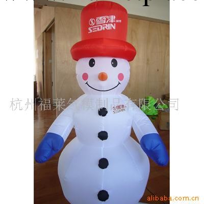 供應充氣聖誕雪人，聖誕老人，雪花球，杭州氣模廠批發・進口・工廠・代買・代購