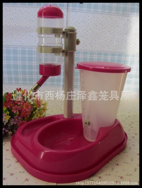 寵物用品 座式寵物自動喂食器 狗狗喂食器飲水器組合款式 兩用款工廠,批發,進口,代購