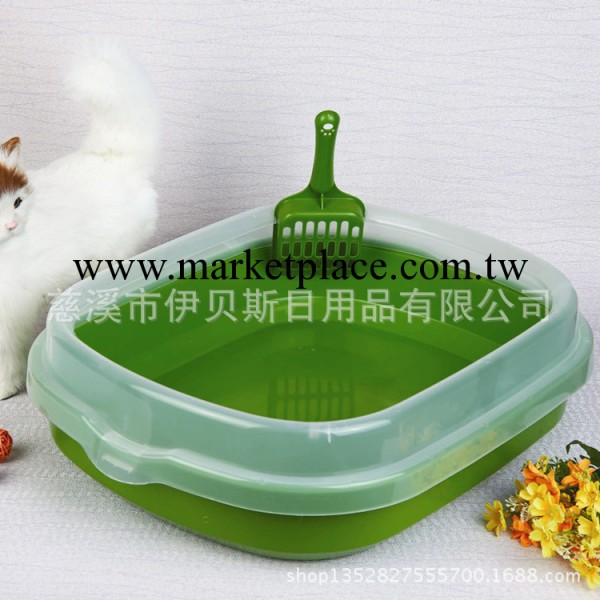 寵物用品 貓砂盆 透明貓砂盆 糖果色 外貿出口工廠,批發,進口,代購