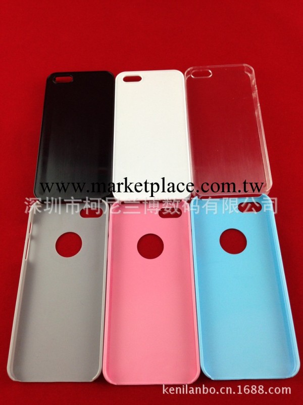 蘋果5素材殼 iphone5素材殼 雙孔 iphone5貼鉆手機殼 生產廠傢工廠,批發,進口,代購
