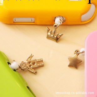 特價 iphone 4 4s  iphone手機防塵塞掛件 機器人系列 韓國防塵塞工廠,批發,進口,代購