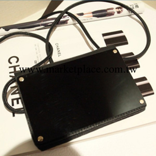 批發韓國鏡面小包 鏡子單肩斜跨迷你包 黑色iphone5 5s手機包女包工廠,批發,進口,代購