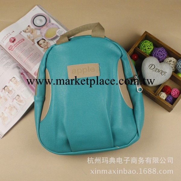 韓版兒童雙肩包2013新款APPLE女孩背包小學生書包PU皮旅遊包秋遊工廠,批發,進口,代購