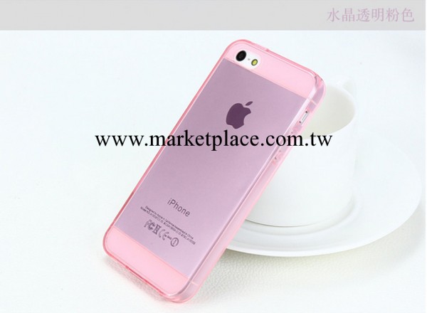 時尚精品 蘋果5S 透明糖果色手機殼 iphone5手機殼  廠傢供應工廠,批發,進口,代購