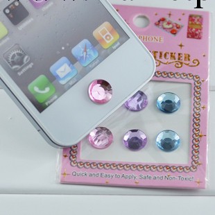 iphone4 4s 5S IPAD 水鉆按鍵貼 按鍵保護貼 鉆石貼 捷克工廠,批發,進口,代購