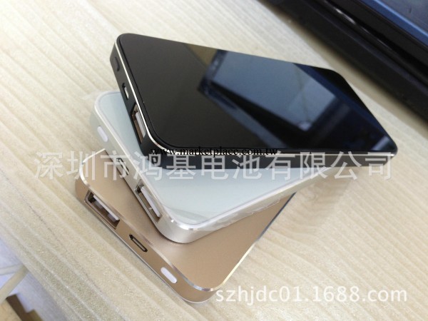 蘋果三星通用超薄時尚蘋果5鋼化玻璃5000容量移動電源工廠,批發,進口,代購
