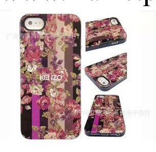 kenzo碎花風情巴黎幾何花瓣田園花iPhone4/s 5代tpu手機保護殼工廠,批發,進口,代購