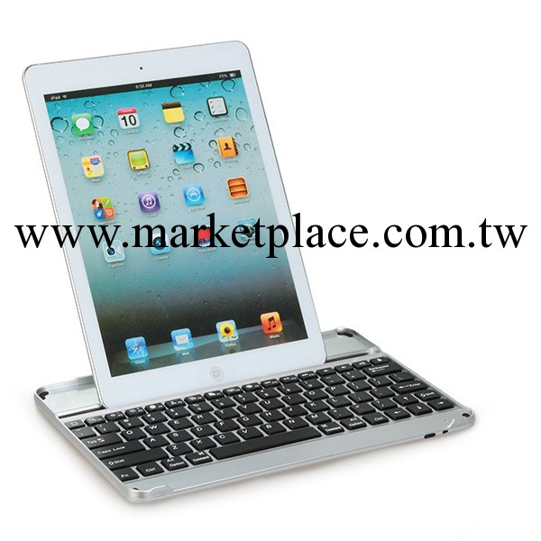 Ipad　Air藍牙鍵盤 IPAD 5合金藍牙鍵盤  IPAD5支架鍵盤批發・進口・工廠・代買・代購