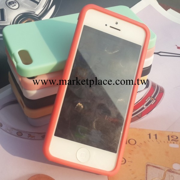 韓國iphone5/S happymori糖果色 手機保護套 蘋果軟膠殼 蘋果套工廠,批發,進口,代購