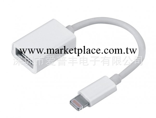 廠傢直銷  蘋果數據線 IPAD mini OTG轉接線 iphone5OTG線工廠,批發,進口,代購