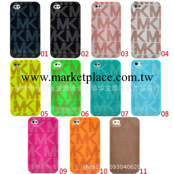 蘋果iphone4s 5 5s MK手機保護殼 michael kors波點字母三件套殼工廠,批發,進口,代購