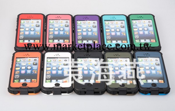 防水保護殼Waterproof 蘋果iphone5/5S手機保護套鋼化玻璃 防水殼工廠,批發,進口,代購
