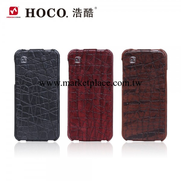 HOCO浩酷 蘋果iphone5保護套 騎士上下翻真皮皮套  手機套工廠,批發,進口,代購