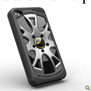 最新款蘋果4s手機殼 iphone5手機套 法拉利跑車 電鍍車輪 帶貼紙工廠,批發,進口,代購